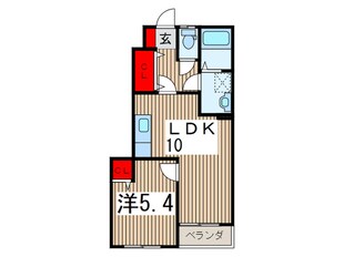 ＤモンドⅡの物件間取画像